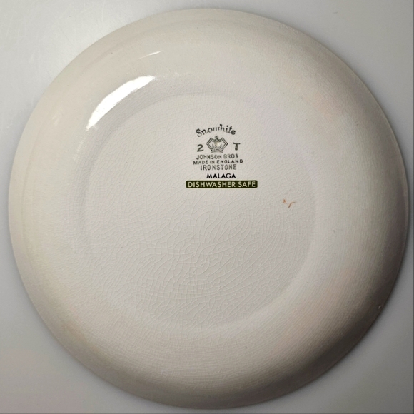 🇬🇧 Vintage Johnson Brothers Snow White MALAGA Dinner Plate - Picture 3 of 14